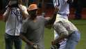 Video: Revis throws out first pitch