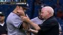 Video: David Phelps hit by comebacker